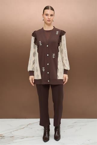 Müsemma Büyük Beden Anka Hırka 26KHRK-MUS0001