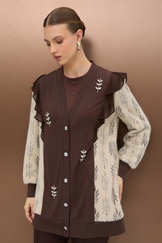 Müsemma Büyük Beden Anka Hırka 26KHRK-MUS0001