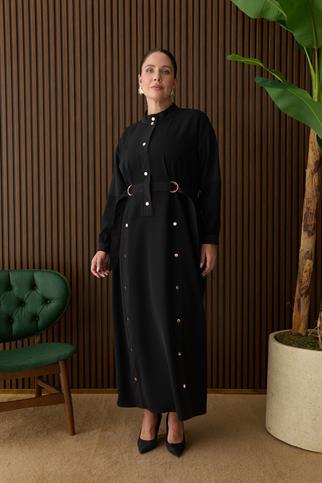 Müsemma Büyük Beden Arzu Elbise 26KELB-MUS0008