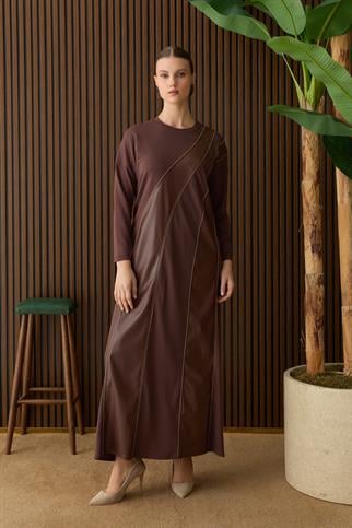 Müsemma Büyük Beden Ayşan Elbise 26KELB-MUS0007