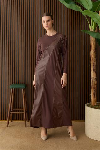 Müsemma Büyük Beden Ayşan Elbise 26KELB-MUS0007