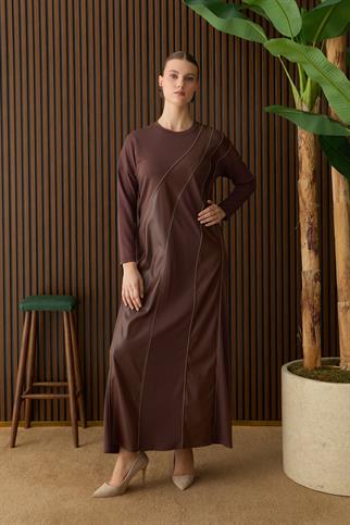 Müsemma Büyük Beden Ayşan Elbise 26KELB-MUS0007