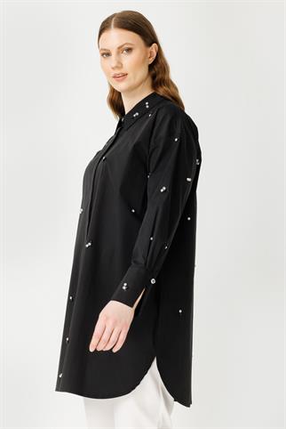 Müsemma Büyük Beden Belin Gömlek 24YGML-MUS0013