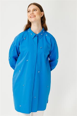 Müsemma Büyük Beden Belin Gömlek 24YGML-MUS0013