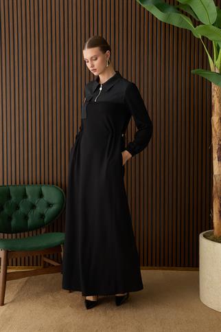 Müsemma Büyük Beden Beniz Elbise 26KELB-MUS0005