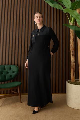 Müsemma Büyük Beden Beniz Elbise 26KELB-MUS0005