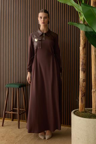 Müsemma Büyük Beden Beniz Elbise 26KELB-MUS0005