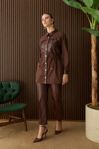 Müsemma Büyük Beden Beril Gömlek 26KGML-MUS0003