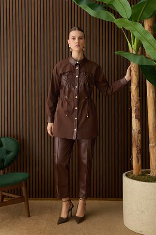 Müsemma Büyük Beden Beril Gömlek 26KGML-MUS0003