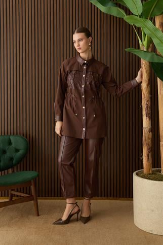 Müsemma Büyük Beden Beril Gömlek 26KGML-MUS0003