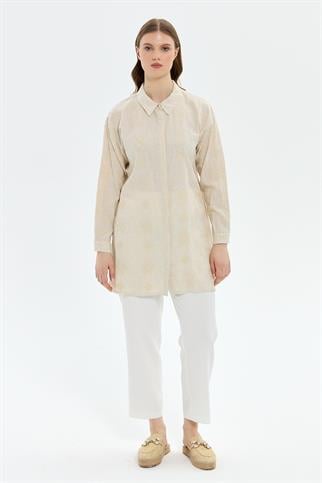 Müsemma Büyük Beden Bersu Gömlek 25YGML-MUS0006