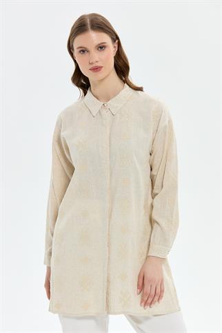 Müsemma Büyük Beden Bersu Gömlek 25YGML-MUS0006