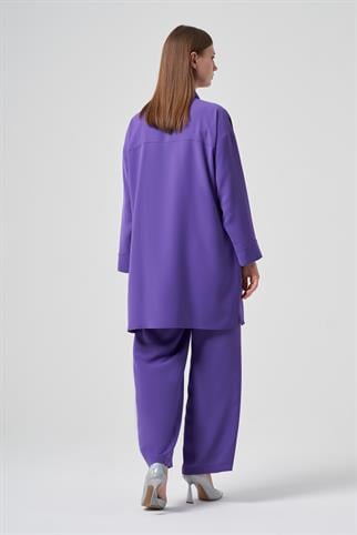 Müsemma Büyük Beden Bilge Gömlek 25KGML-MUS0002