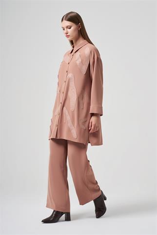 Müsemma Büyük Beden Bilge Gömlek 25KGML-MUS0002