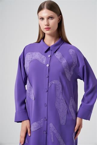 Müsemma Büyük Beden Bilge Gömlek 25KGML-MUS0002