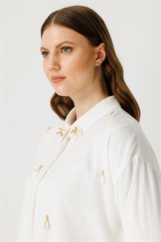 Müsemma Büyük Beden Bohem Gömlek 24YGML-MUS0014