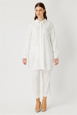 Müsemma Büyük Beden Bohem Gömlek 24YGML-MUS0014