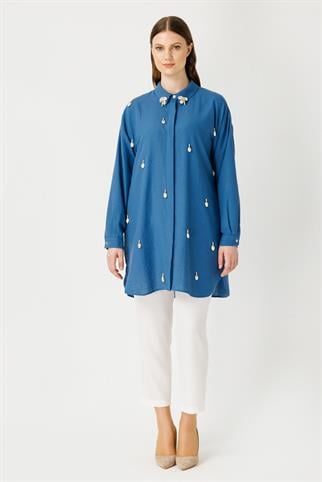 Müsemma Büyük Beden Bohem Gömlek 24YGML-MUS0014