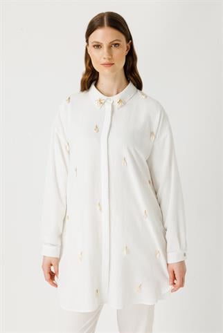 Müsemma Büyük Beden Bohem Gömlek 24YGML-MUS0014