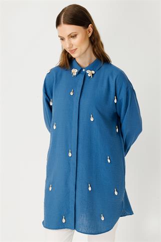 Müsemma Büyük Beden Bohem Gömlek 24YGML-MUS0014