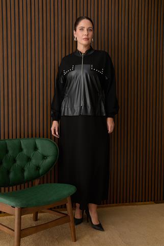 Müsemma Büyük Beden Dilay Elbise 26KELB-MUS0006