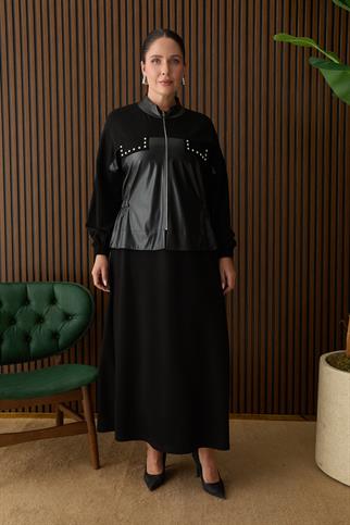 Müsemma Büyük Beden Dilay Elbise 26KELB-MUS0006