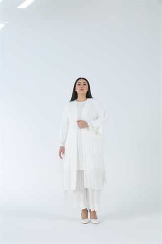 Müsemma Büyük Beden Dokuma Kumaş İç Tuniği Uzun Kollu 3 lü Tiana Takım 23YTKM-MUS0005