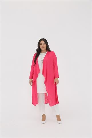 Müsemma Büyük Beden Dokuma Kumaş İç Tunik Uzun Kollu 2 li Talya Takım 23YTKM-MUS0036
