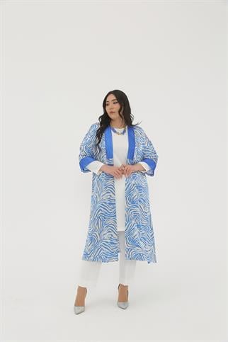 Müsemma Büyük Beden Dokuma Kumaş İç Tunik Uzun Kollu 2 li Necva Takım 23YTKM-MUS0017