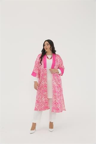 Müsemma Büyük Beden Dokuma Kumaş İç Tunik Uzun Kollu 2 li Necva Takım 23YTKM-MUS0017