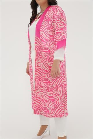 Müsemma Büyük Beden Dokuma Kumaş İç Tunik Uzun Kollu 2 li Necva Takım 23YTKM-MUS0017