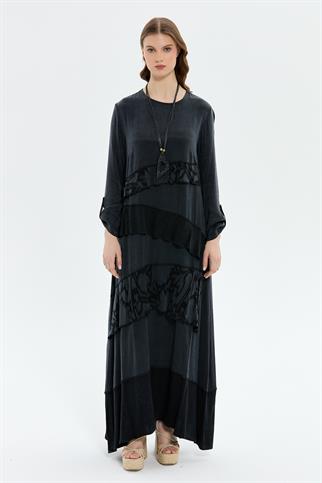 Müsemma Büyük Beden Duygu Elbise 25YELB-MUS0014