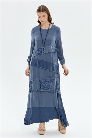 Müsemma Büyük Beden Duygu Elbise 25YELB-MUS0014