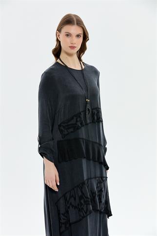 Müsemma Büyük Beden Duygu Elbise 25YELB-MUS0014