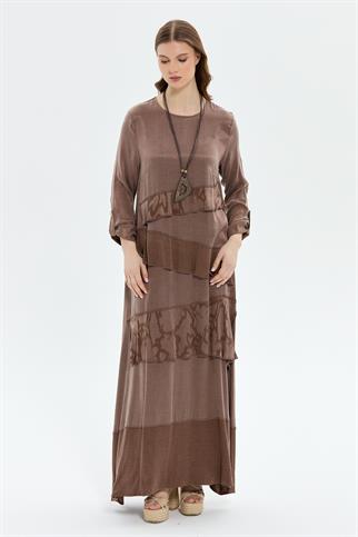 Müsemma Büyük Beden Duygu Elbise 25YELB-MUS0014