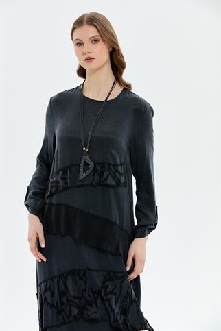 Müsemma Büyük Beden Duygu Elbise 25YELB-MUS0014