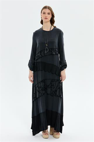 Müsemma Büyük Beden Duygu Elbise 25YELB-MUS0014