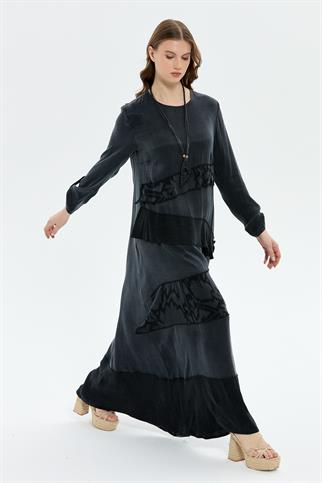 Müsemma Büyük Beden Duygu Elbise 25YELB-MUS0014