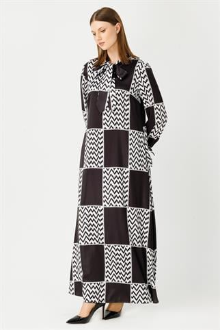 Müsemma Büyük Beden Efil Elbise 24YELB-MUS0003