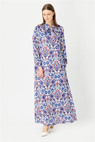 Müsemma Büyük Beden Efil Elbise 24YELB-MUS0003