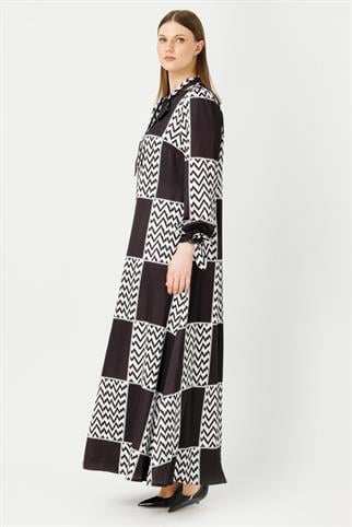 Müsemma Büyük Beden Efil Elbise 24YELB-MUS0003