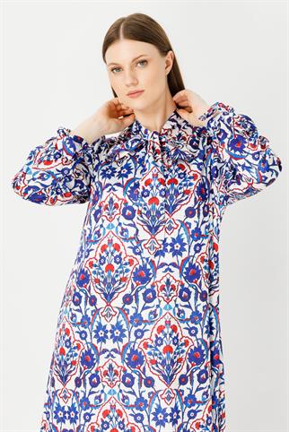 Müsemma Büyük Beden Efil Elbise 24YELB-MUS0003