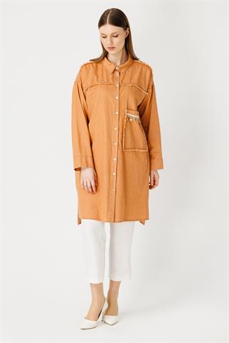 Müsemma Büyük Beden Ela Gömlek 24YGML-MUS0004