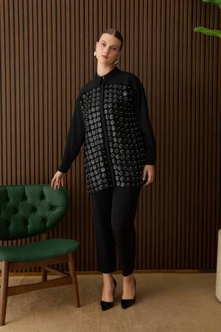 Müsemma Büyük Beden Hilay Gömlek 26KGML-MUS0004