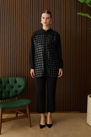 Müsemma Büyük Beden Hilay Gömlek 26KGML-MUS0004