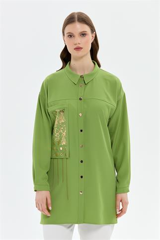 Müsemma Büyük Beden Hümeyra Gömlek 25YGML-MUS0010