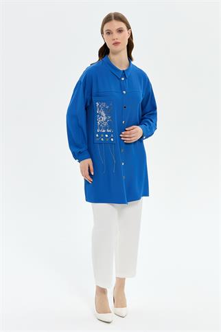 Müsemma Büyük Beden Hümeyra Gömlek 25YGML-MUS0010