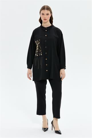 Müsemma Büyük Beden Hümeyra Gömlek 25YGML-MUS0010