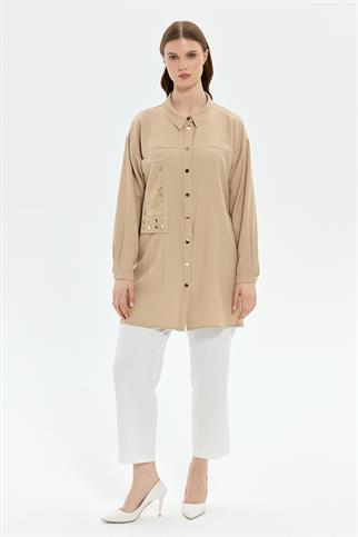 Müsemma Büyük Beden Hümeyra Gömlek 25YGML-MUS0010