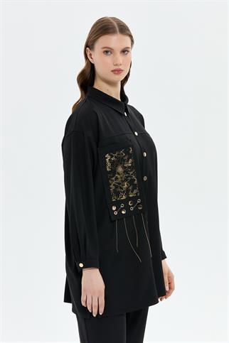 Müsemma Büyük Beden Hümeyra Gömlek 25YGML-MUS0010